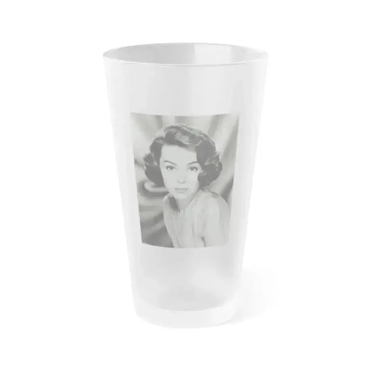 Barbara Rush #160 (Vintage Female Icon) Frosted Pint Glass 16oz 16oz Frosted - Go Mug Yourself