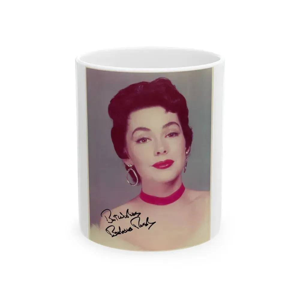 Barbara Rush #17 (Vintage Female Icon) White Coffee Mug 11oz - Go Mug Yourself