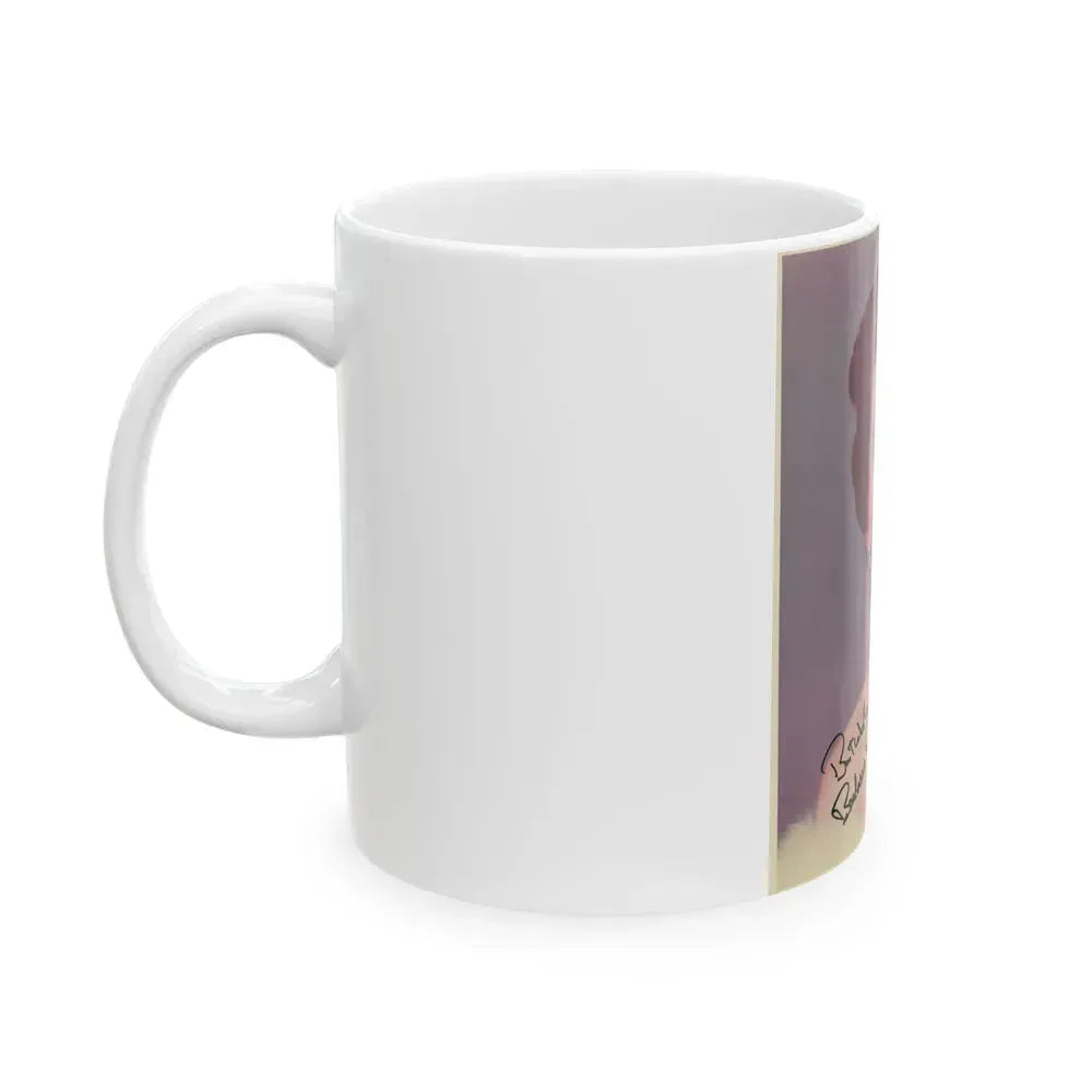 Barbara Rush #17 (Vintage Female Icon) White Coffee Mug - Go Mug Yourself