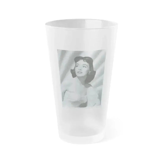 Barbara Rush #170 (Vintage Female Icon) Frosted Pint Glass 16oz 16oz Frosted - Go Mug Yourself