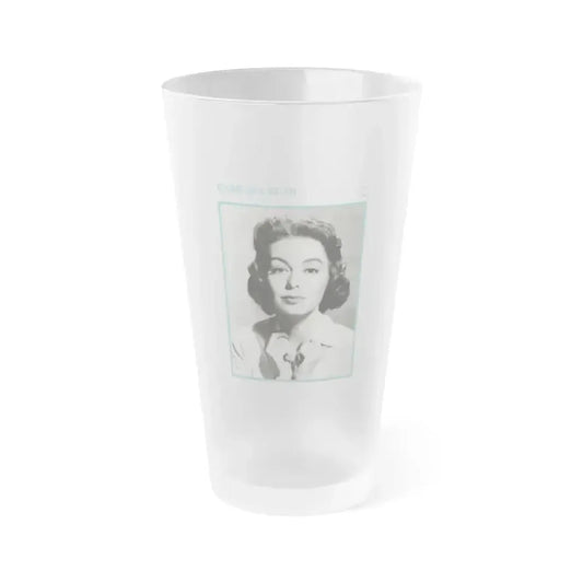 Barbara Rush #202 (Vintage Female Icon) Frosted Pint Glass 16oz 16oz Frosted - Go Mug Yourself