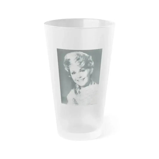 Barbara Rush #214 (Vintage Female Icon) Frosted Pint Glass 16oz 16oz Frosted - Go Mug Yourself