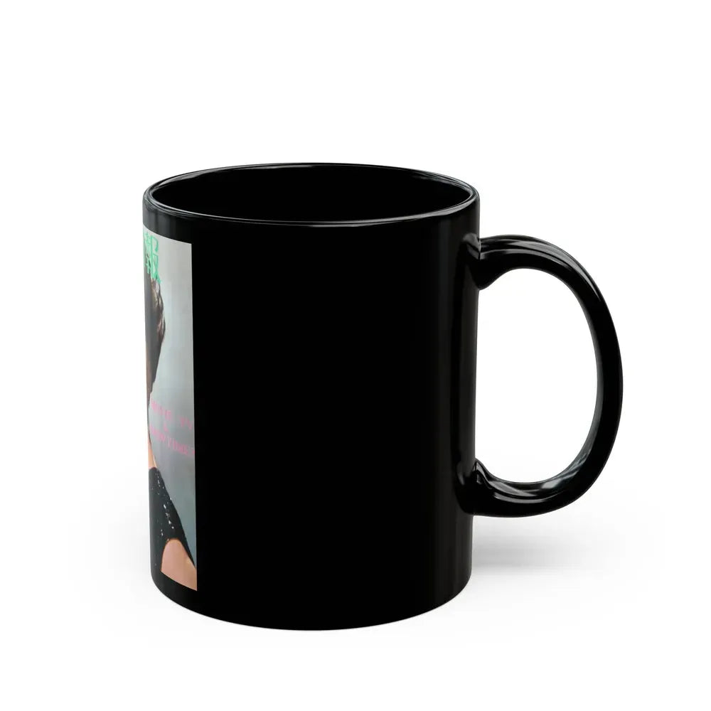 Barbara Rush #227 - Japanese Mag. Cover (Vintage Female Icon) Black Coffee Mug - Go Mug Yourself