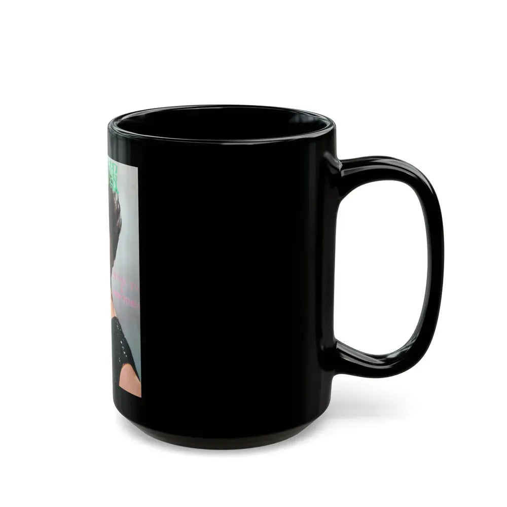 Barbara Rush #227 - Japanese Mag. Cover (Vintage Female Icon) Black Coffee Mug - Go Mug Yourself
