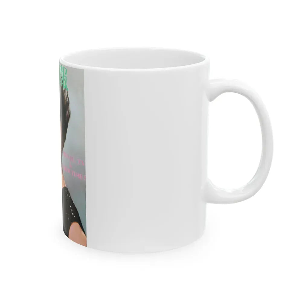 Barbara Rush #227 - Japanese Mag. Cover (Vintage Female Icon) White Coffee Mug - Go Mug Yourself