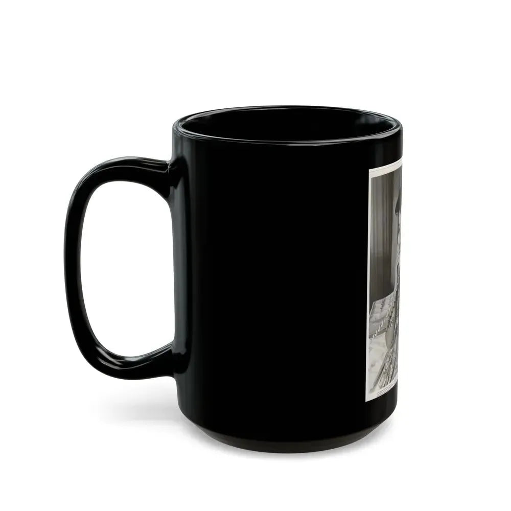 Barbara Rush #228 (Vintage Female Icon) Black Coffee Mug - Go Mug Yourself