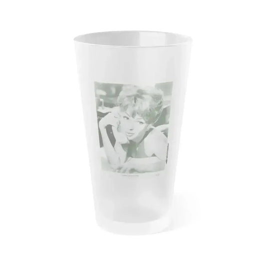 Barbara Rush #229 (Vintage Female Icon) Frosted Pint Glass 16oz 16oz Frosted - Go Mug Yourself