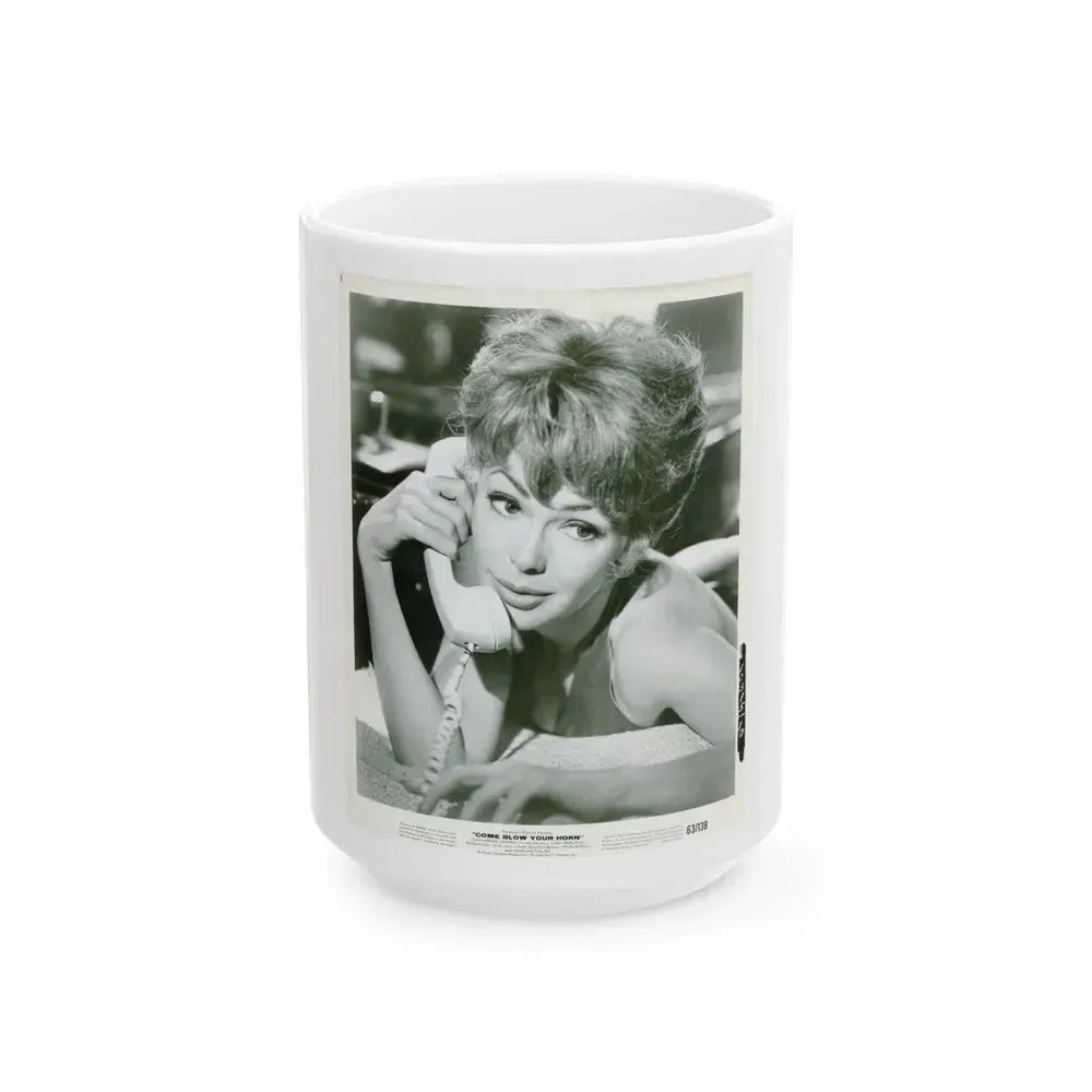 Barbara Rush #229 (Vintage Female Icon) White Coffee Mug 15oz - Go Mug Yourself