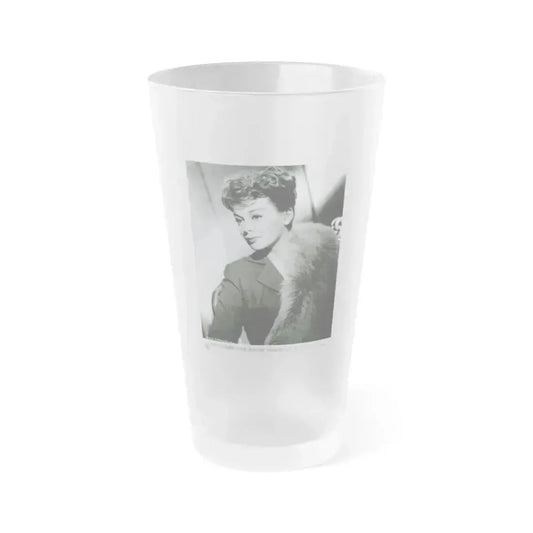Barbara Rush #230 (Vintage Female Icon) Frosted Pint Glass 16oz 16oz Frosted - Go Mug Yourself