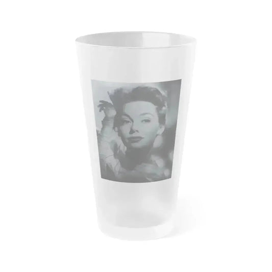 Barbara Rush #232 (Vintage Female Icon) Frosted Pint Glass 16oz 16oz Frosted - Go Mug Yourself