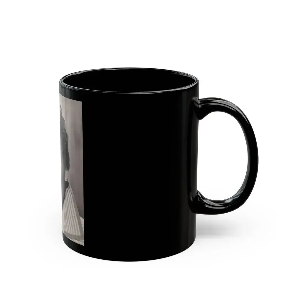 Barbara Rush #234 (Vintage Female Icon) Black Coffee Mug - Go Mug Yourself