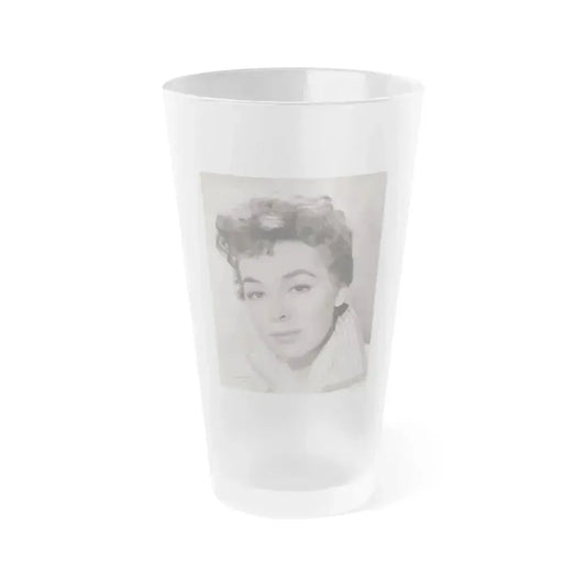 Barbara Rush #234 (Vintage Female Icon) Frosted Pint Glass 16oz 16oz Frosted - Go Mug Yourself