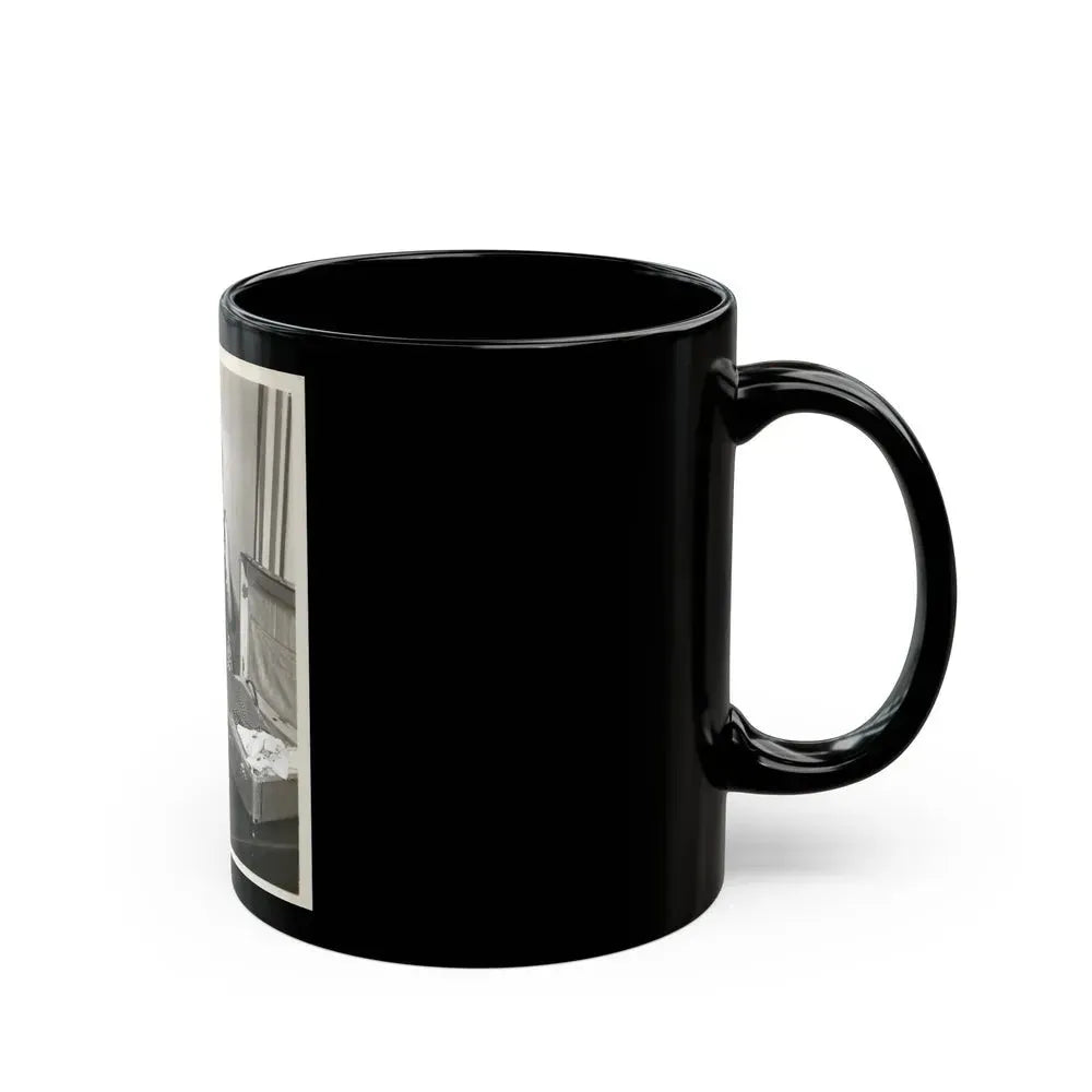 Barbara Rush #243 (Vintage Female Icon) Black Coffee Mug - Go Mug Yourself