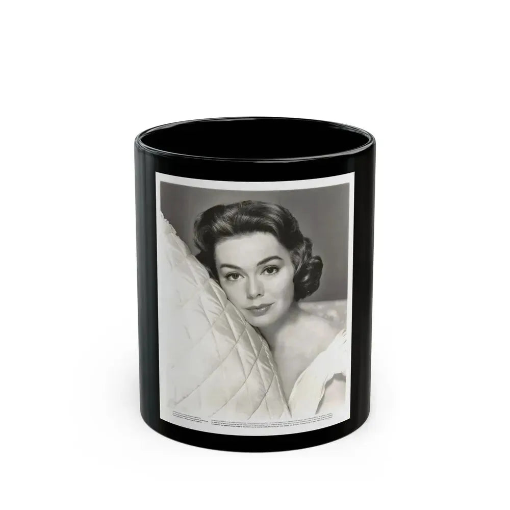 Barbara Rush #245 (Vintage Female Icon) Black Coffee Mug 11oz - Go Mug Yourself