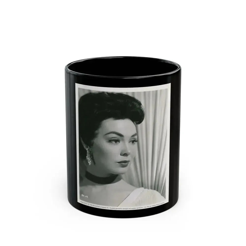 Barbara Rush #248 (Vintage Female Icon) Black Coffee Mug 11oz - Go Mug Yourself