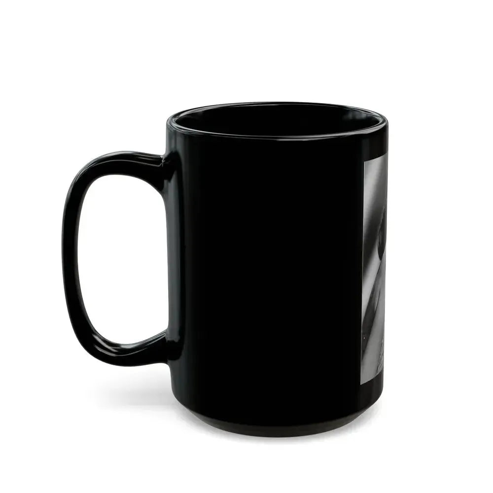 Barbara Rush #258 (Vintage Female Icon) Black Coffee Mug - Go Mug Yourself
