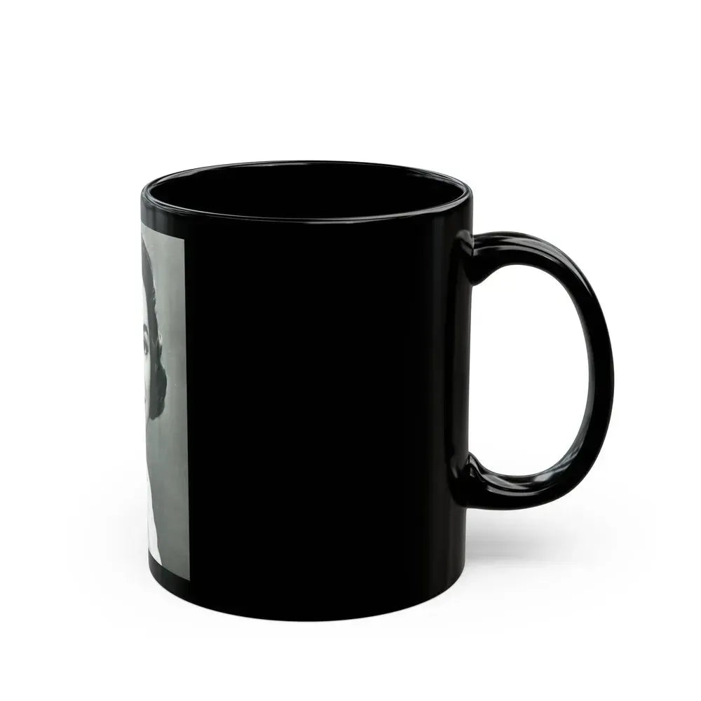 Barbara Rush #259 (Vintage Female Icon) Black Coffee Mug - Go Mug Yourself