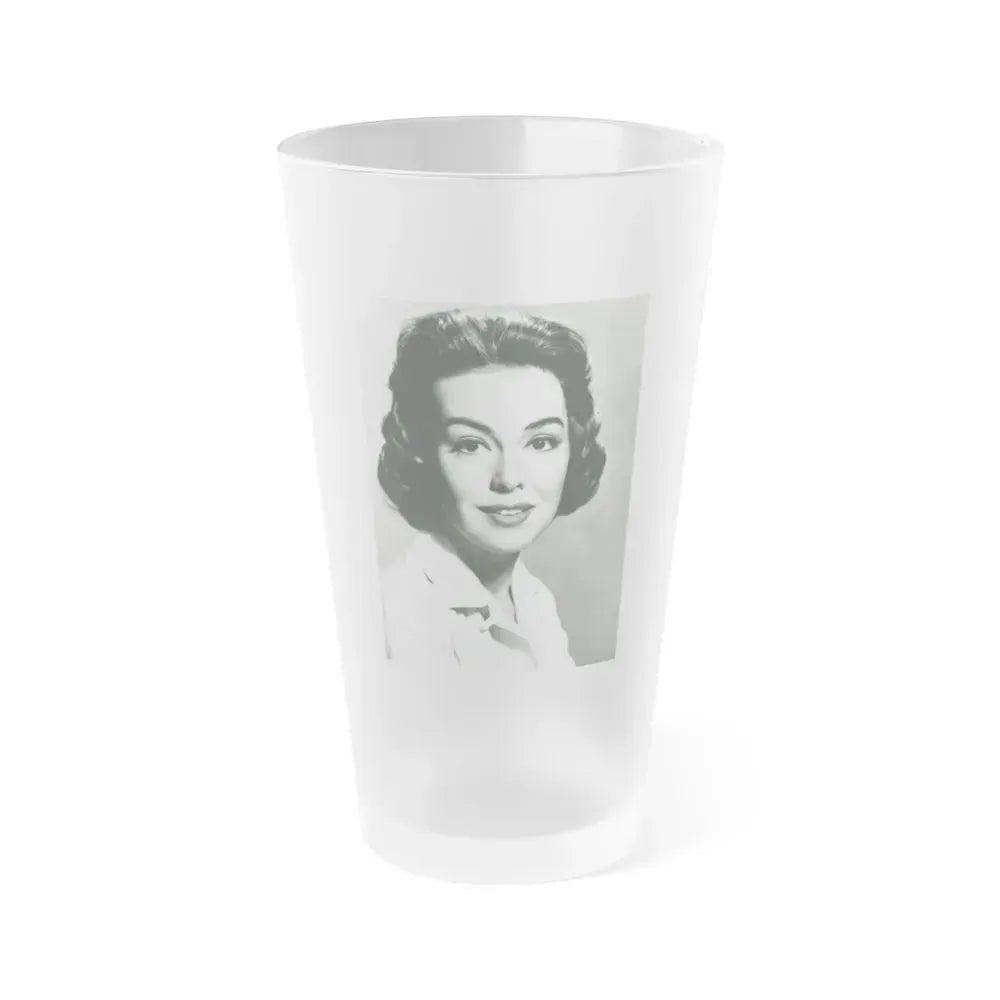 Barbara Rush #259 (Vintage Female Icon) Frosted Pint Glass 16oz 16oz Frosted - Go Mug Yourself