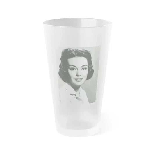 Barbara Rush #259 (Vintage Female Icon) Frosted Pint Glass 16oz 16oz Frosted - Go Mug Yourself