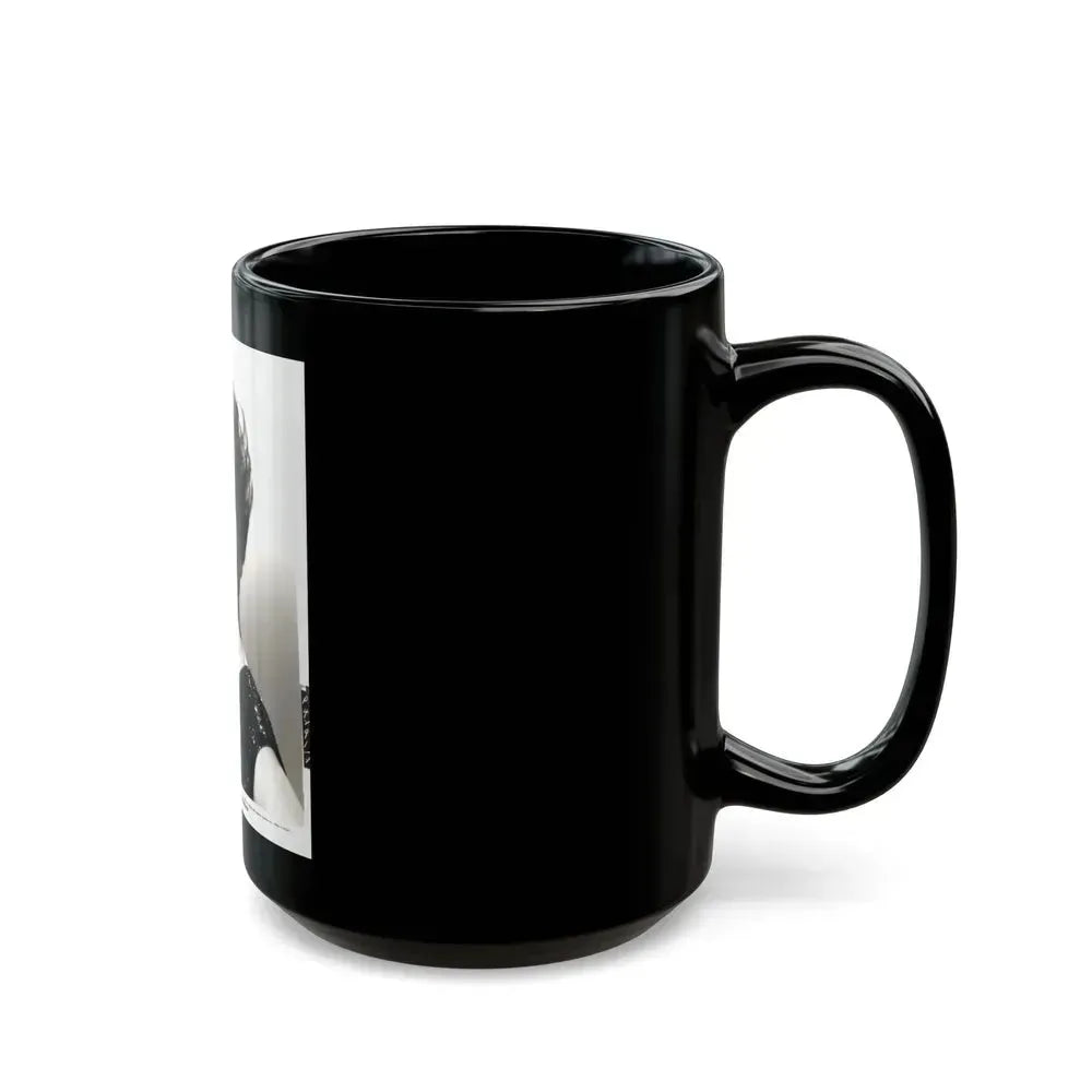 Barbara Rush #44 (Vintage Female Icon) Black Coffee Mug - Go Mug Yourself