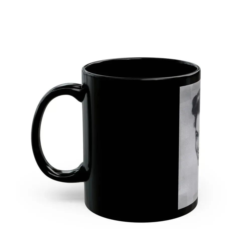 Barbara Rush #55 (Vintage Female Icon) Black Coffee Mug - Go Mug Yourself