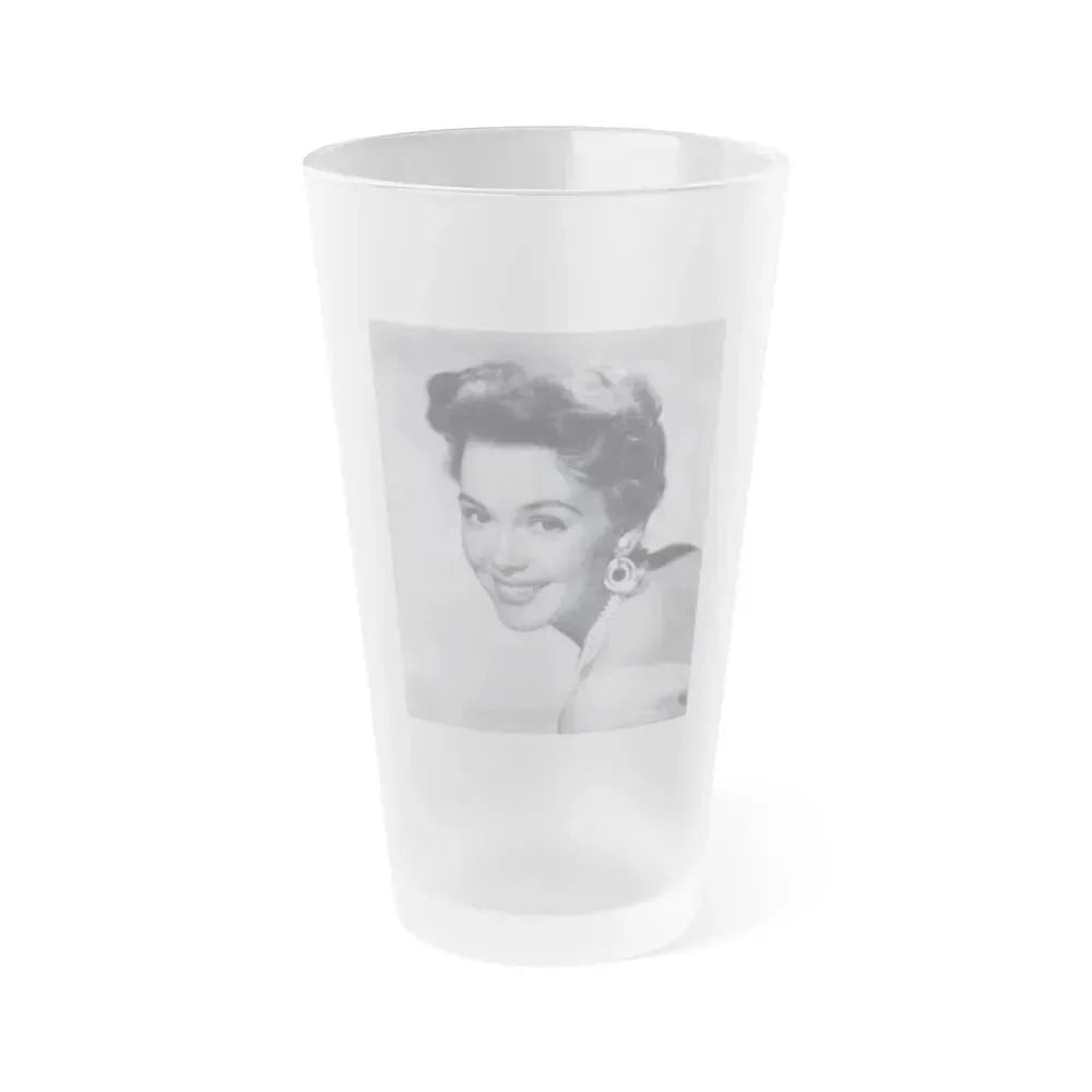 Barbara Rush #55 (Vintage Female Icon) Frosted Pint Glass 16oz 16oz Frosted - Go Mug Yourself