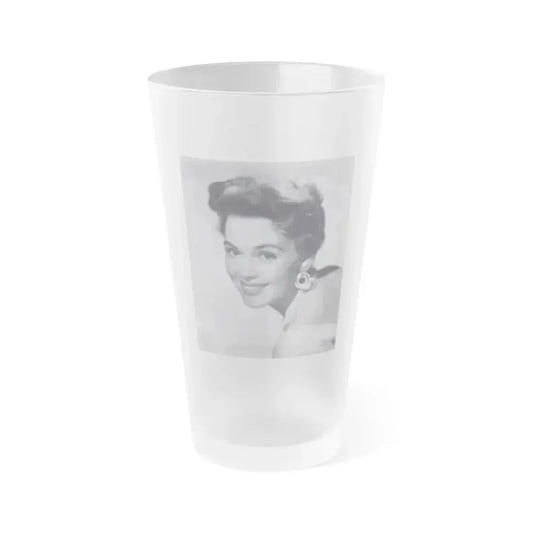 Barbara Rush #55 (Vintage Female Icon) Frosted Pint Glass 16oz 16oz Frosted - Go Mug Yourself