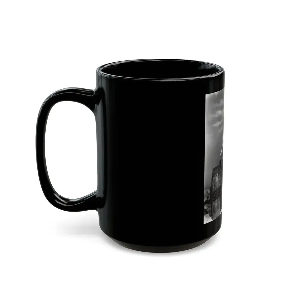 Barbara Rush #56 (Vintage Female Icon) Black Coffee Mug - Go Mug Yourself