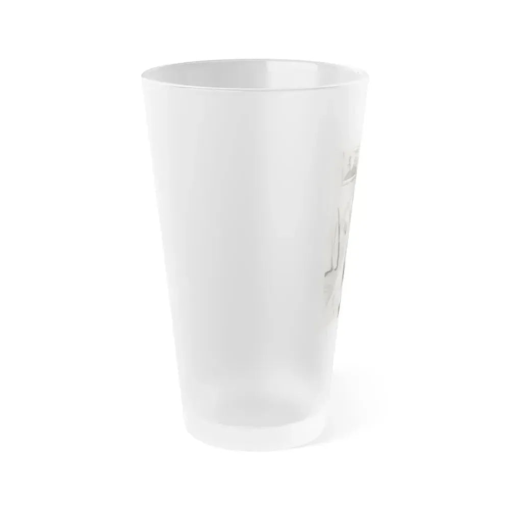 Barbara Rush #61 (Vintage Female Icon) Frosted Pint Glass 16oz - Go Mug Yourself