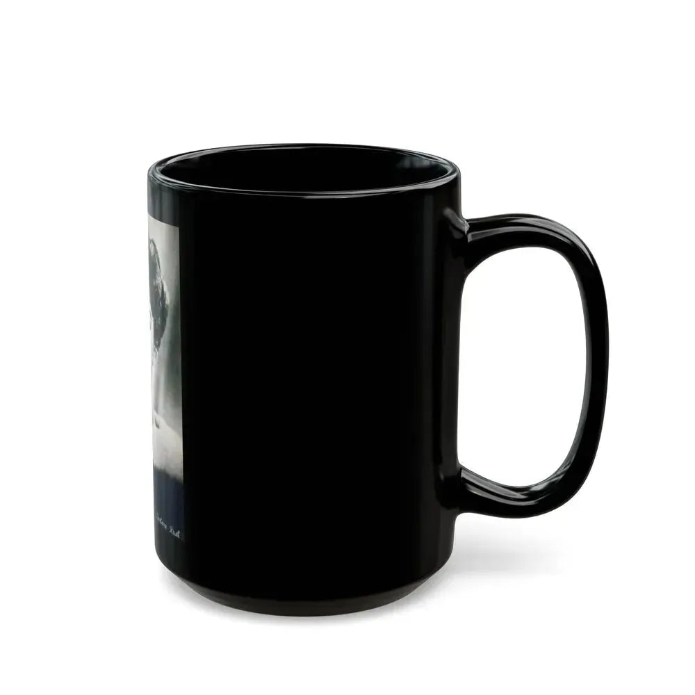 Barbara Rush #62 (Vintage Female Icon) Black Coffee Mug - Go Mug Yourself