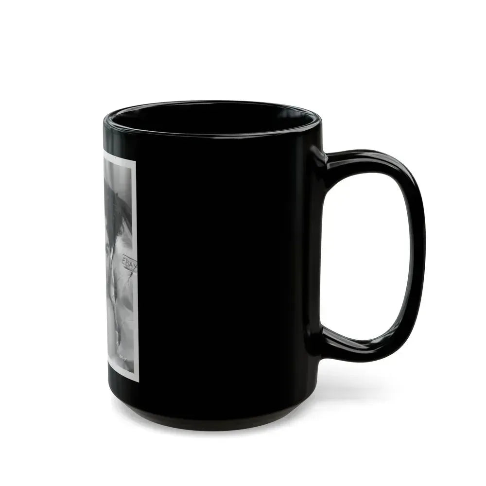 Barbara Rush #63 (Vintage Female Icon) Black Coffee Mug - Go Mug Yourself