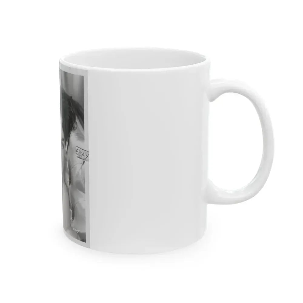 Barbara Rush #63 (Vintage Female Icon) White Coffee Mug - Go Mug Yourself