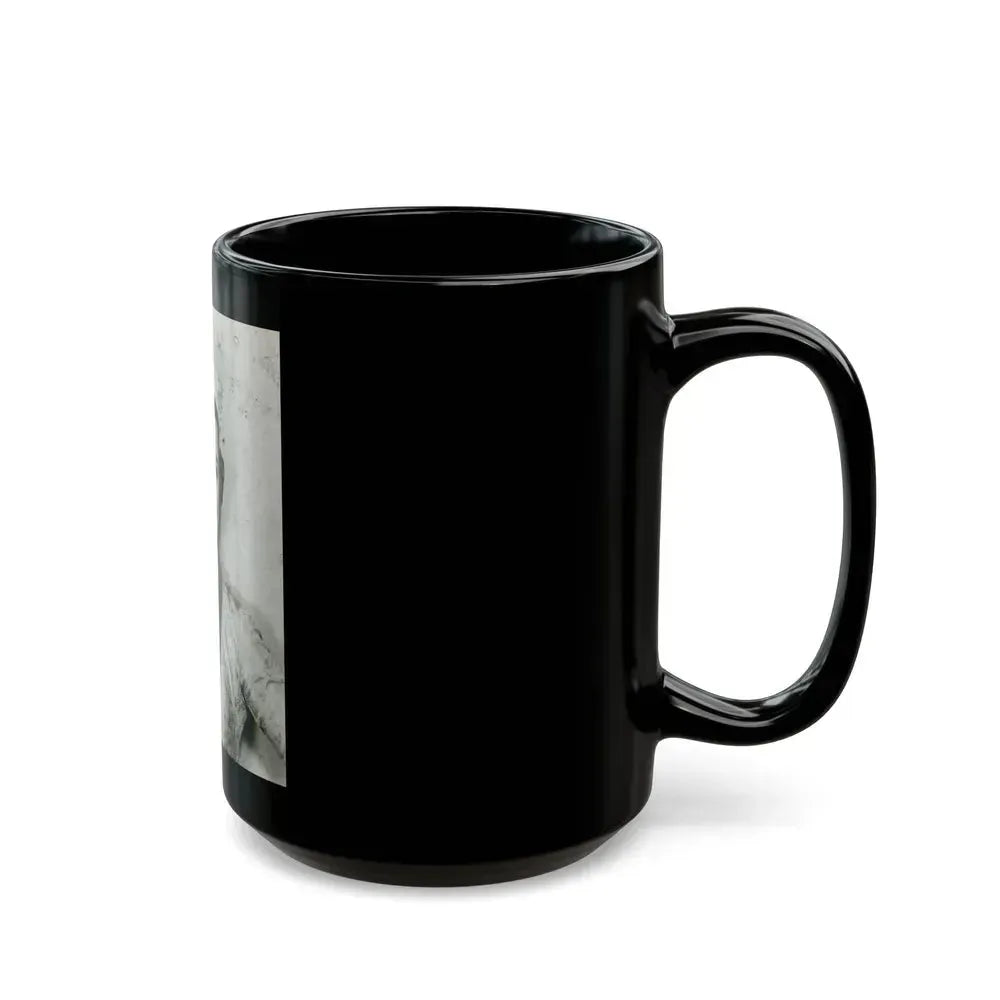 Barbara Rush #71 (Vintage Female Icon) Black Coffee Mug - Go Mug Yourself
