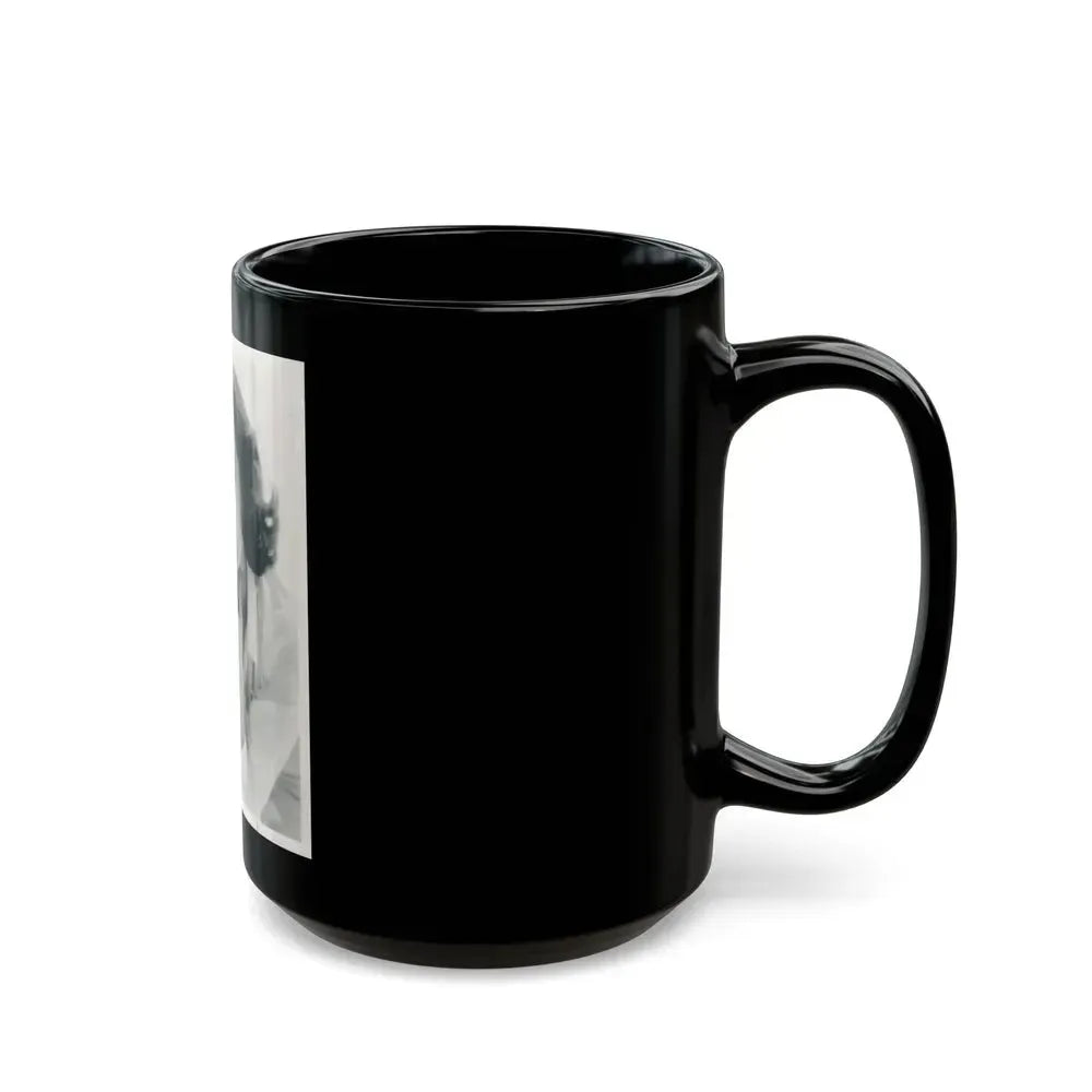 Barbara Rush #75 (Vintage Female Icon) Black Coffee Mug - Go Mug Yourself