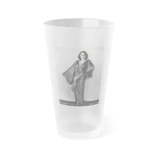 Barbara Stanwyck #10 (Vintage Female Icon) Frosted Pint Glass 16oz 16oz Frosted - Go Mug Yourself