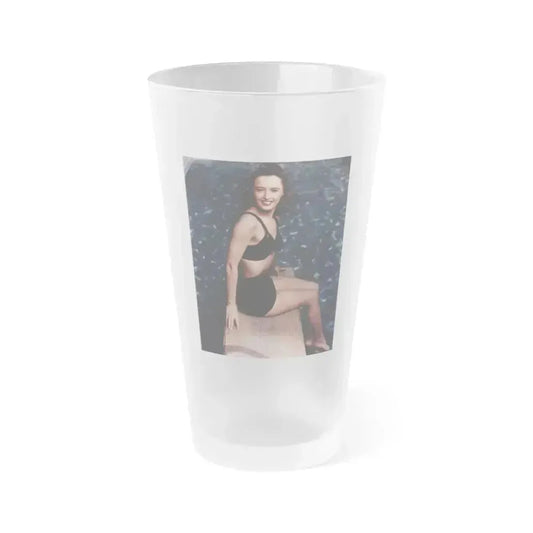 Barbara Stanwyck #150 (Vintage Female Icon) Frosted Pint Glass 16oz 16oz Frosted - Go Mug Yourself