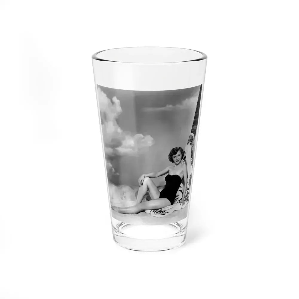 Barbara Stanwyck #151 (Vintage Female Icon) Pint Glass 16oz 16oz - Go Mug Yourself