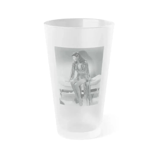 Barbara Stanwyck #153 (Vintage Female Icon) Frosted Pint Glass 16oz 16oz Frosted - Go Mug Yourself