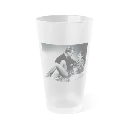 Barbara Stanwyck #155 (Vintage Female Icon) Frosted Pint Glass 16oz 16oz Frosted - Go Mug Yourself