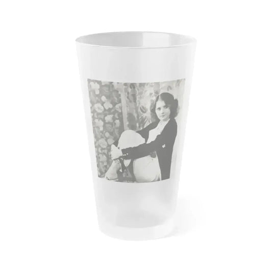 Barbara Stanwyck #165 (Vintage Female Icon) Frosted Pint Glass 16oz 16oz Frosted - Go Mug Yourself