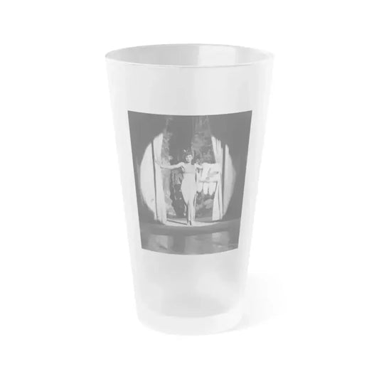 Barbara Stanwyck #178 (Vintage Female Icon) Frosted Pint Glass 16oz 16oz Frosted - Go Mug Yourself