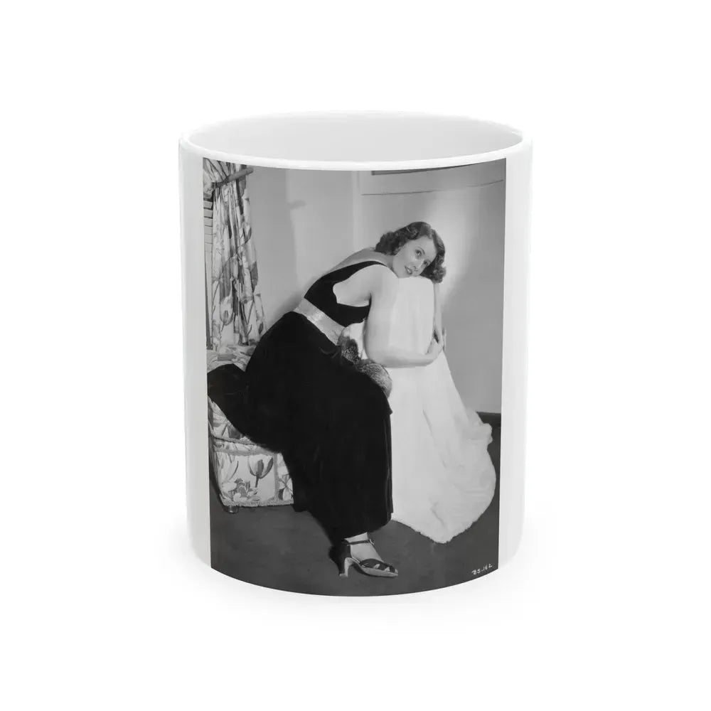 Barbara Stanwyck #185 (Vintage Female Icon) White Coffee Mug 11oz - Go Mug Yourself