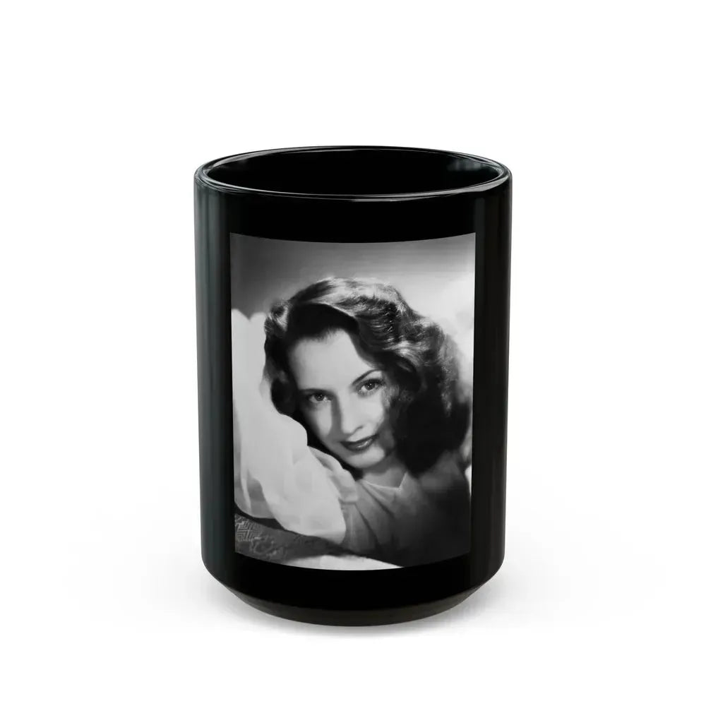Barbara Stanwyck #189 (Vintage Female Icon) Black Coffee Mug 15oz - Go Mug Yourself