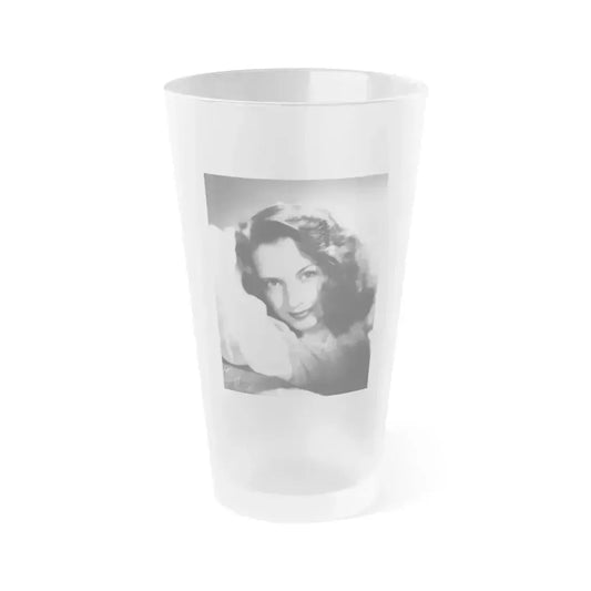 Barbara Stanwyck #189 (Vintage Female Icon) Frosted Pint Glass 16oz 16oz Frosted - Go Mug Yourself