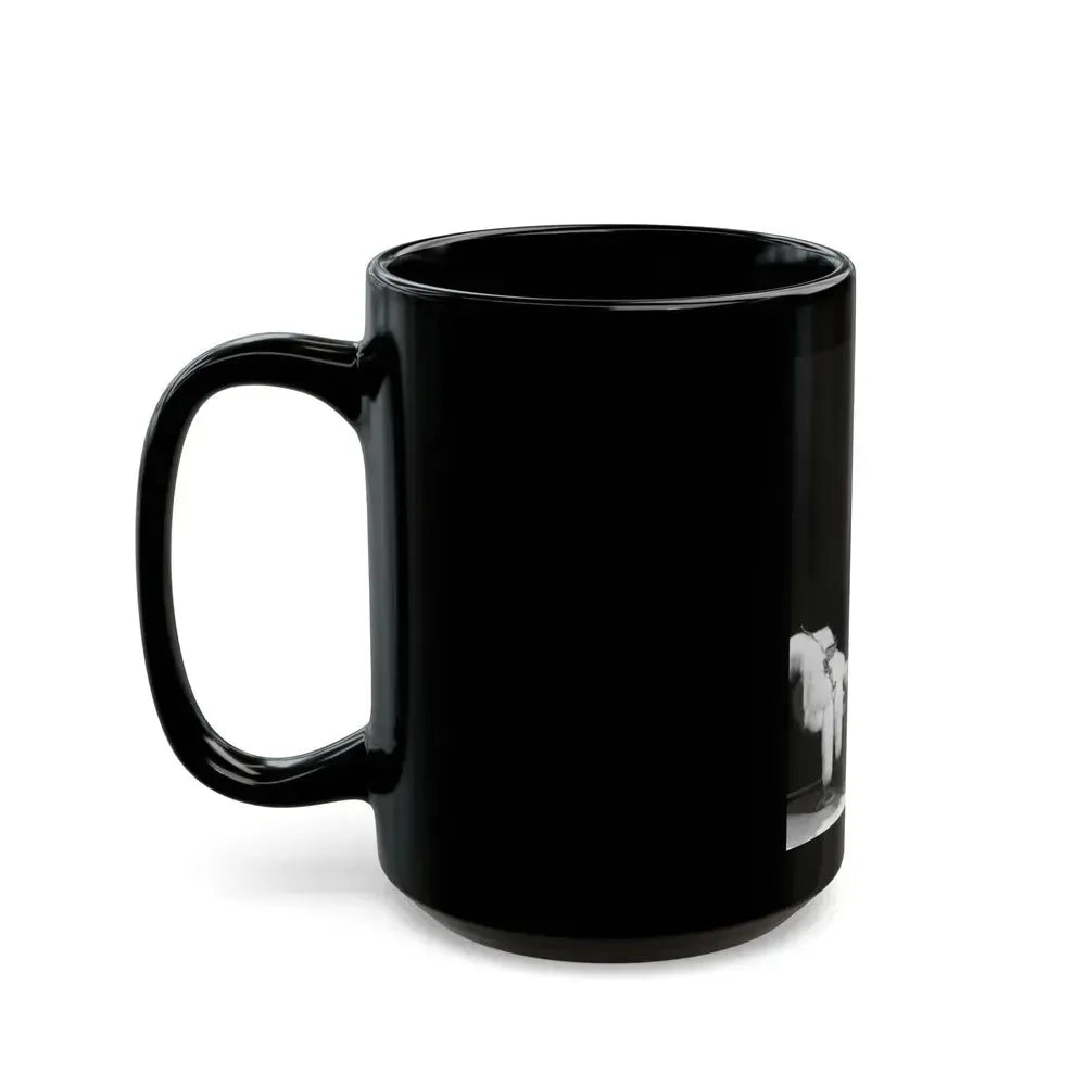 Barbara Stanwyck #196 (Vintage Female Icon) Black Coffee Mug - Go Mug Yourself