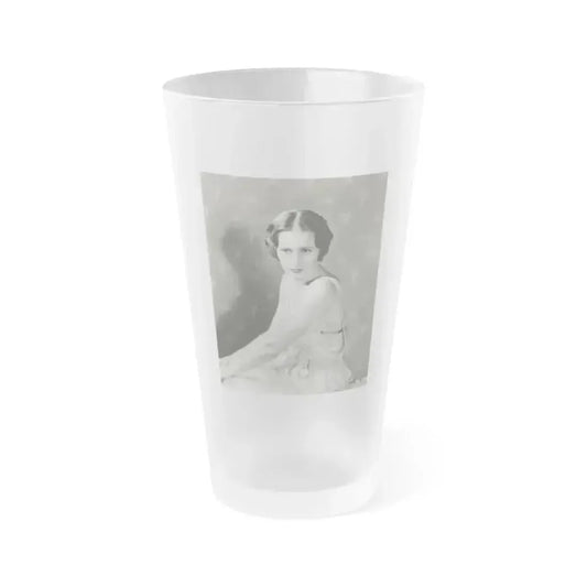 Barbara Stanwyck #199 (Vintage Female Icon) Frosted Pint Glass 16oz 16oz Frosted - Go Mug Yourself