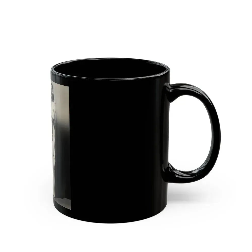 Barbara Stanwyck #203 (Vintage Female Icon) Black Coffee Mug - Go Mug Yourself