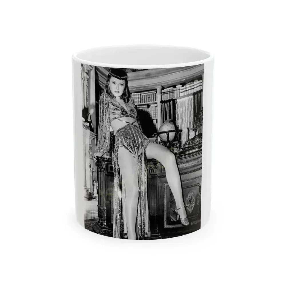 Barbara Stanwyck #219 (Vintage Female Icon) White Coffee Mug 11oz - Go Mug Yourself