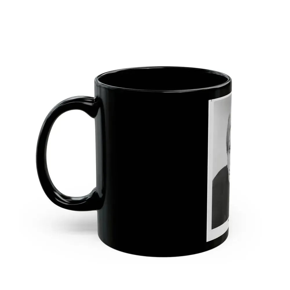 Barbara Steele #31 (Vintage Female Icon) Black Coffee Mug - Go Mug Yourself