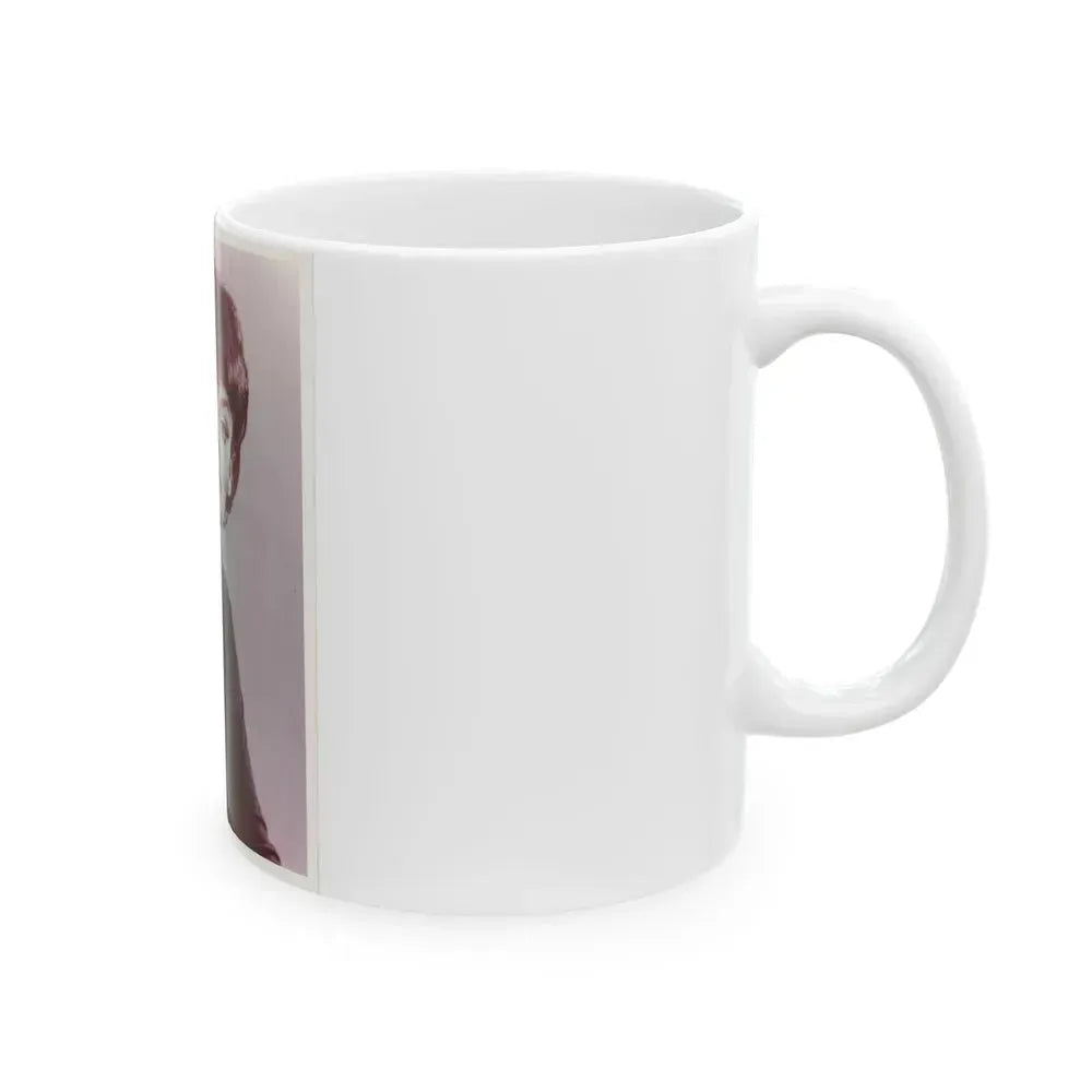 Barbara Steele #45 (Vintage Female Icon) White Coffee Mug - Go Mug Yourself